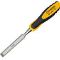 Worksite Flat Plate Chisell 3/4 inches (19MM) Heavy Duty Flat Chisel for Wood working, Carving. Chisel blade is made of CrV steel. Anti-slip two-component ergonomic handle WT3050 Worksite Hand Tools