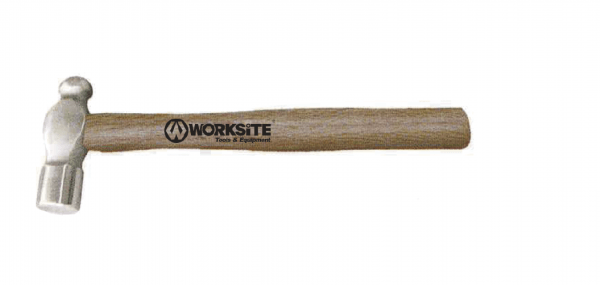 Worksite Ball Pein Hammer 24oz with Hardwood handle. All purpose craft hammer. Hardwood handle,the most durable, longest lasting striking tools available. Versatility on the job, Use with chisels, punches, star drills, hardened nails & more.-WT3318 Worksite Hand Tools