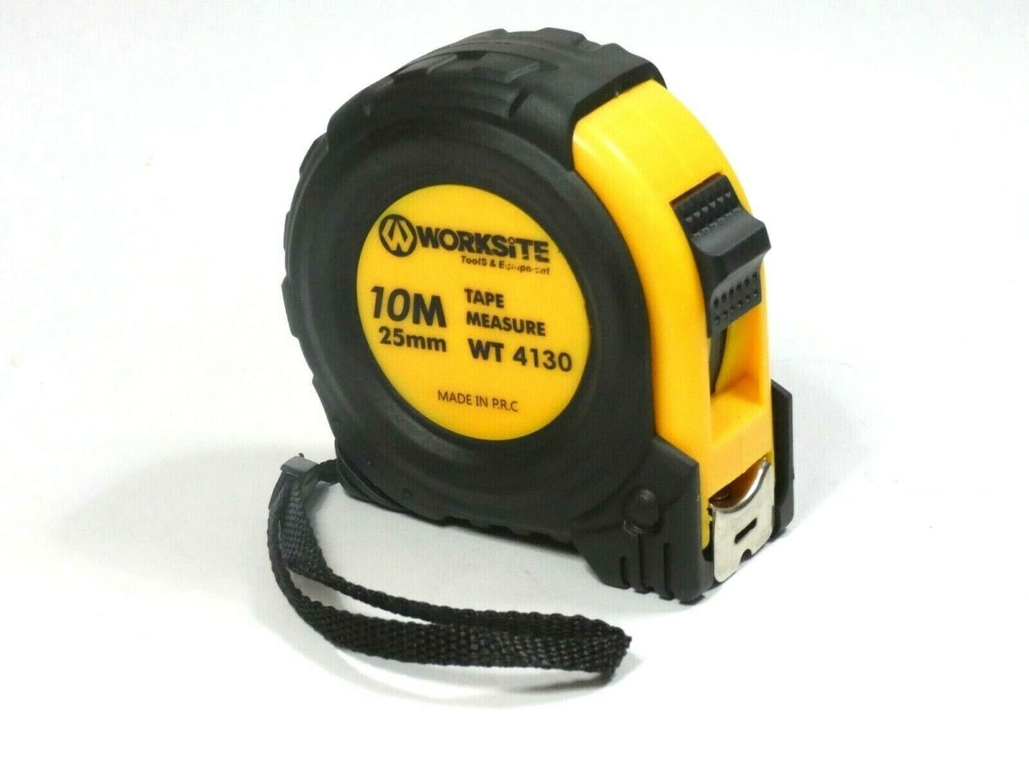 Worksite Tape Measure with Auto Locking 1"X32 FT (10mx25mm) Adjustable,Retractable, Belt Clip, Compact, HD, Measure Metric & Standard WT4130 Worksite Hand Tools