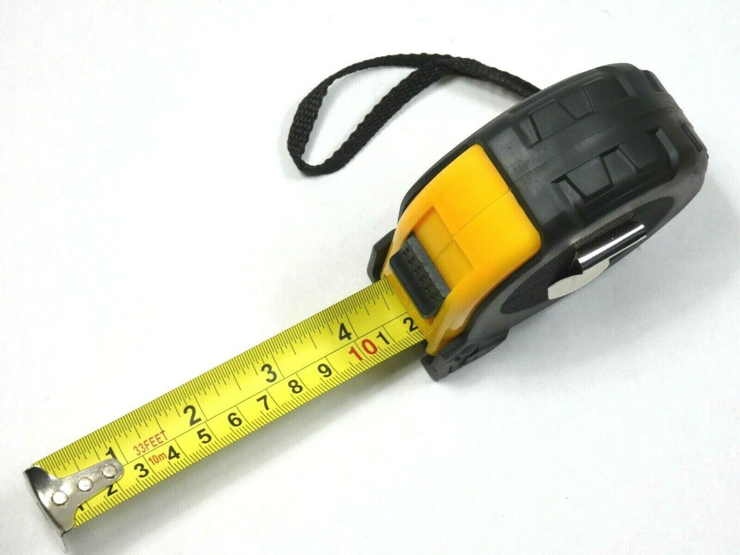 Worksite Tape Measure with Auto Locking 1"X32 FT (10mx25mm) Adjustable,Retractable, Belt Clip, Compact, HD, Measure Metric & Standard WT4130 Worksite Hand Tools
