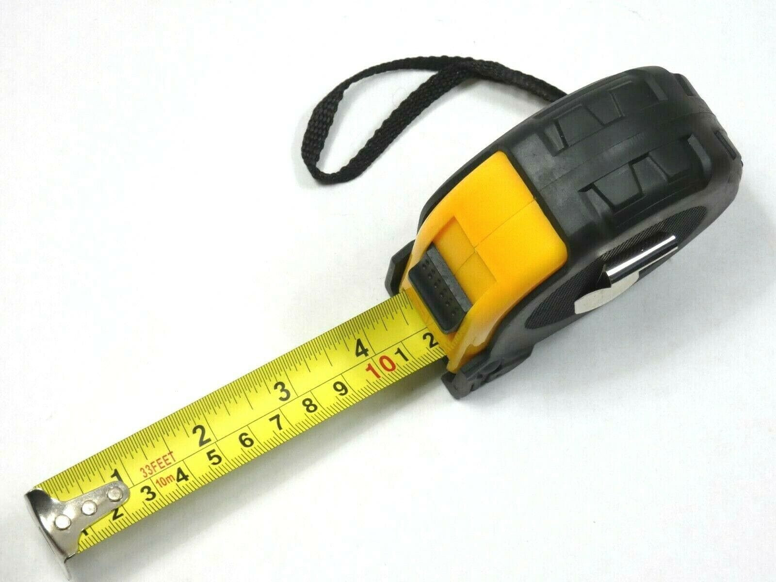 Worksite Tape Measure with Auto Locking 1"X32 FT (10mx25mm) Adjustable,Retractable, Belt Clip, Compact, HD, Measure Metric & Standard WT4130 Worksite Hand Tools