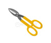 WORKSITE Tin Snip Straight cut, Flat Blade Scissors 10 inch cuts straight and wide curves. Hot drop-forged steel blades for maximum strength and long life. Great for cutting through hard materials such as Flashing, Sheet Metal – WT6035