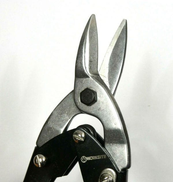 Worksite Long Straight Aviation Snip, This Multipurpose Snip Tool cuts up to 24-gauge cold-roll steel and 26-gauge stainless-steel. Great for cutting sheet metal, vinyl, plastic, rubber and many other applications. WT6055 / WT6032 Worksite Hand Tools