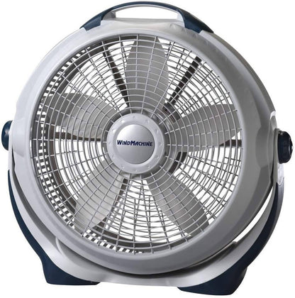 Lasko Wind Machine Floor 20 in - Features 3 high-performance speeds, providing energy-efficient operation with a pivoting head for directional air power. This fan will help keep you cool and comfortable throughout the year - 3364 Hannah Frederick