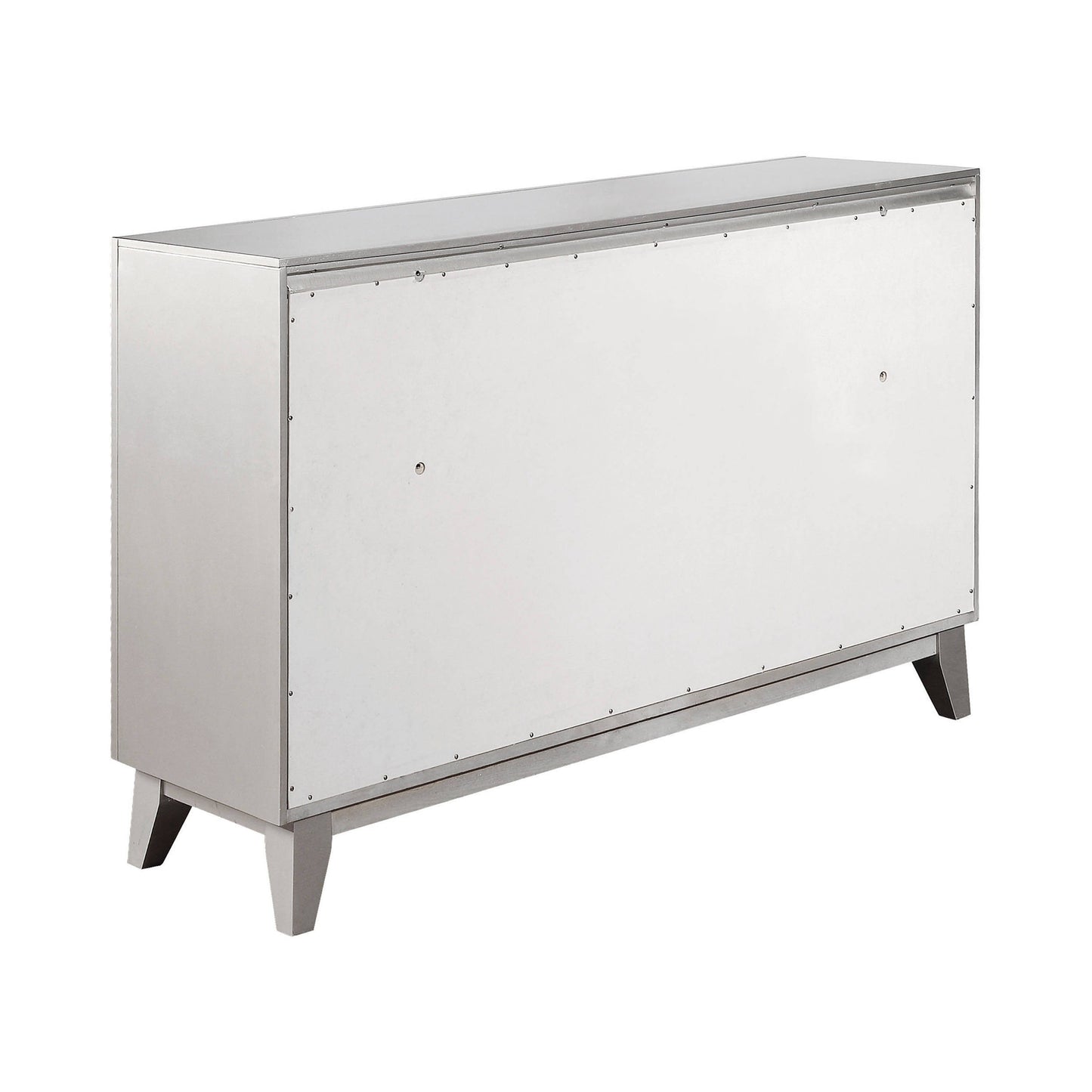 Leighton 7-Drawer Dresser Metallic Mercury Collection: This Stunning Dresser Instantly Dresses Up A Bedroom, Spacious Drawers Allow Plenty Of Space To Store. Leighton SKU: 204923 coastmega