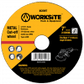 Worksite Metal Cutting Disc for 4 1/2" Grinders Size: 4 1/2 in X 0.11 in X 7/8 in (115x3.0x22mm)  XCOW412-3.0 Worksite Hand Tools
