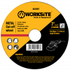 Worksite Metal Cutting Disc, Cut Off Wheel Size: 4 inches (100mm) - 115*1.2*22.2mm XCOW4-1.2