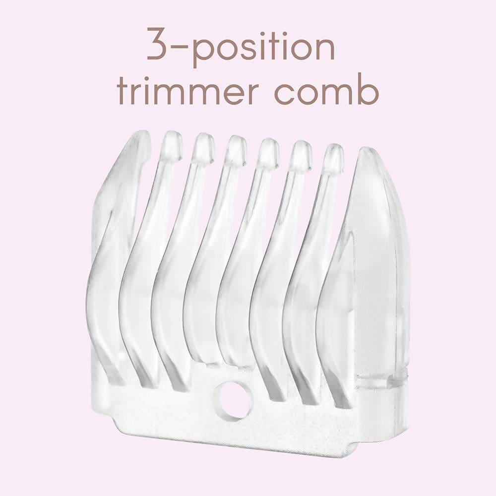 Conair Satiny Smooth All-In-One Personal Groomer this multi-purpose unit is perfect for trimming eyebrows, touching up sensitive and hard-to-reach places, and shaving legs and underarms. - LT7N Pie's Variety Store