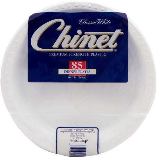 Chinet 500-Pack Black Plastic Leak Proof Disposable Dinner Plates in the  Disposable Plates department at