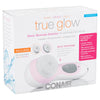 True Glow by Conair Sonic Facial Brush (White) makes your cleanser 2x more effective. Without irritation, it unclogs pores and washes away the embedded dirt and oil that can cause breakouts and dull, patchy, tired-looking skin - C-SFB