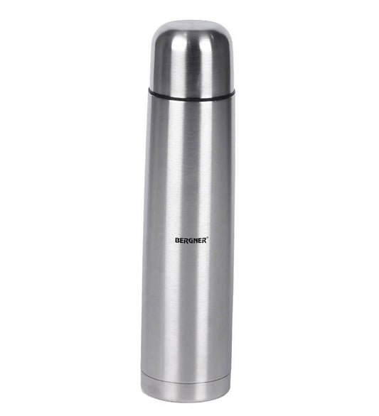 Bergner 750ml Vacuum Flask is made with superior insulation that keeps liquids hot or cold drinks for up to hours. It is ideal for carrying to work, picnics, day-long trips where hot or cold beverages are needed - SG-3602 Pie's Variety Store