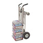 Cosco Handmick 3 In 1 Convertible Pneumatic 1000 Lbs Load Capacity 61" Height, 55-3/4" Length X 21" Width Hand Truck - Easily Converts To A 2 Wheel Upright, 4 Wheel Cart, Or An Assisted 4 Wheel Hand Truck - 206260 Hannah Frederick