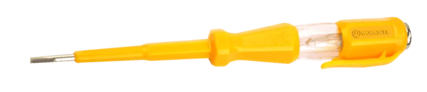WORKSITE Test Pencil Electrical Test Screwdriver Pen Voltage Tester 3X140Mm Test Pencil - WT900402 Worksite Hand Tools