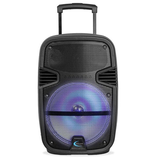 LIVE X 15 inch  RECHARGEABLE BLUETOOTH SPEAKER  The LIVE X is a 15 inch portable PA speaker with an integrated rechargeable battery, advanced Bluetooth capabilities, and an LED woofer well suited for your next party, event, tailgate, and more-LX-15BT Hannah's Variety Store