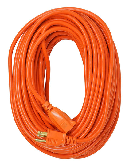 Heavy Duty, Orange Cord, 15ft and Cable Extension Cord- EC-15T-UG