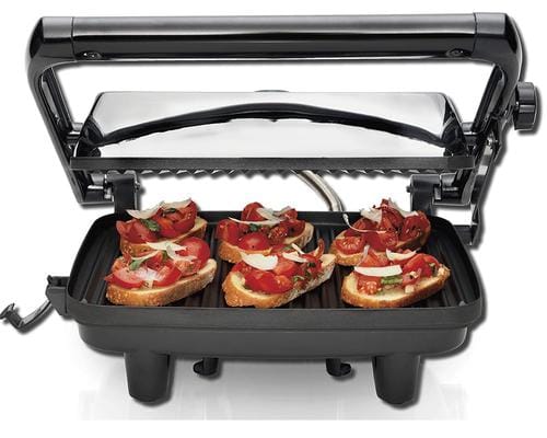 Hamilton Beach Panini Press 10 inch x 8 inch Gourmet Enjoy hot and delicious grilled sandwiches at home with the Hamilton Beach Panini Press Sandwich Make-68821-40094254606 Hannah's Variety Store