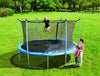 Sportspower Trampoline 12 Feet The Sportspower 12 Ft Trampoline (Blue) with Flash Litezone and Pro Enclosure combines both fun and safety with the Flash Litezone center to help users stay near the jump mat center while having fun. Give it a bounce -640612