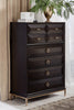 Formosa 8-Drawer Chest Americano And Rose Brass Collection: Formosa SKU: 222825