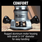 MAKITA 2-1/4 HP Router - RF1101 MEGA
