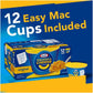 Kraft Easy Mac and Cheese Cups 12 Units / 58 g / 2.05 oz Kids and adults love the delicious taste and creamy texture of macaroni pasta with cheesy goodness-20263 Hannah's Variety Store