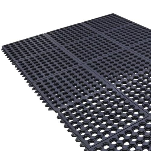 Unimat Anti Fatigue Mat 3 inch x 3 inch x 5/8 inch  This practical mat protects your floor from heavy traffic whether it is for a kitchen, a workplace, or even a children's space-215110 Hannah's Variety Store