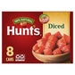 Hunt's Diced Tomatoes 8 Units / 411 g / 14.25 oz Enjoy the delicious taste of Hunt's chopped tomatoes. The flavor of Hunt's plant-ripened tomatoes enhances pizzas, casseroles, stews and chili con carne-176219 Hannah's Variety Store
