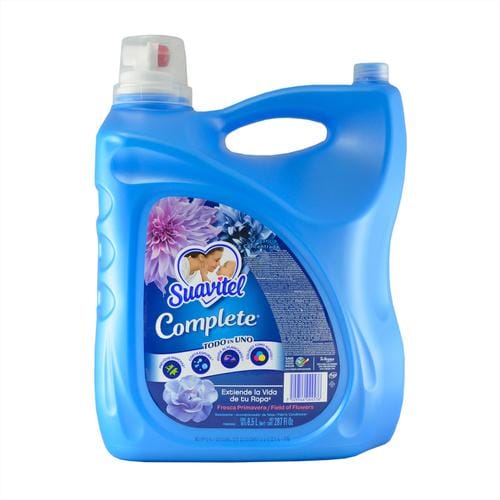 Suavitel Complete Fabric Softner Field of Flowers 8.5 L  Suavitel Complete manages a fabric protection technology that releases conditioning agents in contact with water, creating a protective layer-285634