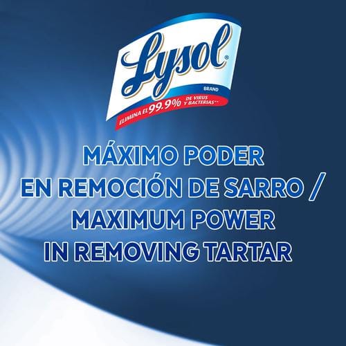 Lysol Toilet Bowl Cleaner 4 Units / 32 oz / 946 ml Contains a new improved formula with 20% more cleaning ingredients, and it has a pleasant scent-378706