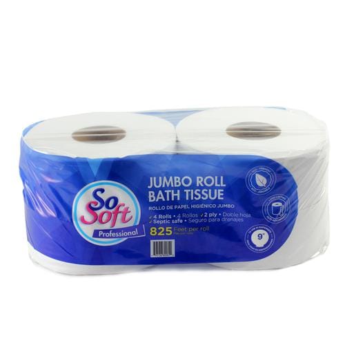 So Soft Institutional Toilet Paper 4 Pack/ Single Ply  So Soft Institutional Toilet Paper 4 Pack/ Single Ply.Looking for an irresistibly soft toilet paper in a long-lasting roll-371869 Hannah's Variety Store