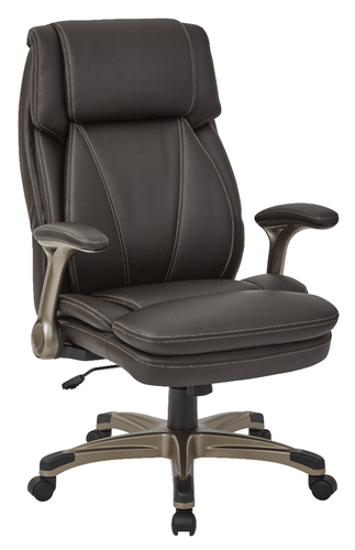 OSP Manager Leather Chair providing comfort while working at home or in your office - 418395