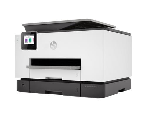 HP OfficeJet Pro 9020 All-in-One Printer Features like Smart Tasks and the scanbed's easy slide off glass help increase productivity and save time-408559