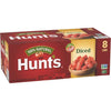 Hunt's Diced Tomatoes 8 Units / 411 g / 14.25 oz Enjoy the delicious taste of Hunt's chopped tomatoes. The flavor of Hunt's plant-ripened tomatoes enhances pizzas, casseroles, stews and chili con carne-176219