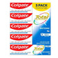 Colgate Whitening Toothpaste 5 Units / 170 g   Colgate Total Advanced Whitening is a tooth whitening toothpaste that provides stain removal and prevention -430485 ebuystt