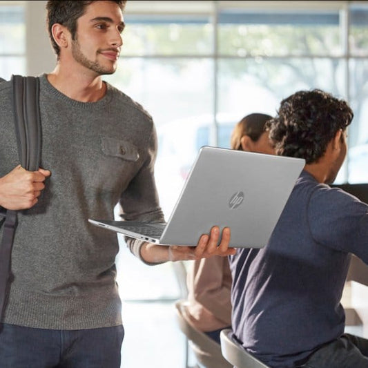 HP 15 Laptop, 15.6" HD Display Designed to keep you productive and entertained from anywhere, the HP 15-inch laptop combines up to 12 hours and 15 minutes of mixed usage battery life with a sleek and portable, micro-edge bezel design- 15-DY2091WM Hannah's Variety Store