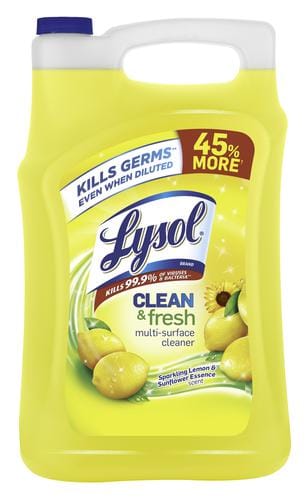 Lysol Multi-Surface Cleaner 210 oz / 6.21 L can help you protect your family by eliminating 99.9%  of germs that can be found in the surfaces of your home-179667 Hannah's Variety Store