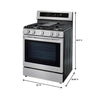 LG Gas Range with Air Fry LRGL5823S  An elegant range with stainless steel finish. All the functions you need at your fingertips due to its touch panel and digital front indicator, as well as integrated Wi-Fi-442432