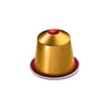 Nespresso Volutto Deccaffiento is delightfully sweet and smooth. It is a blend of pure and lightly roaster Arabicas from South America which reveals sweet and biscuity flavours, reinforced by a hint of acidity and a fruity note - NESC-1072