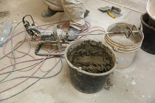 Durable, Heavy Duty, Black Construction Bucket: Perfect for use in carrying cement or tools on the construction site - HD581 MEGA