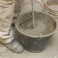 Durable, Heavy Duty, Black Construction Bucket: Perfect for use in carrying cement or tools on the construction site - HD581 MEGA