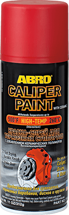 ABRO Red Caliper Paint with Ceramic CP-555 (MABRO098) MASMEGA