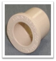CPVC Reducing Bushing  3/4 X 1/2 (Hot) MEGA