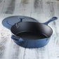 Cuisinart Chef's Classic Enameled Cast Iron 12" Chicken Fryer with Cover (Provencal Blue) - CU-CI45-30BG Elegant AccScents