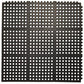 Unimat Anti Fatigue Mat 3 inch x 3 inch x 5/8 inch  This practical mat protects your floor from heavy traffic whether it is for a kitchen, a workplace, or even a children's space-215110 Hannah's Variety Store