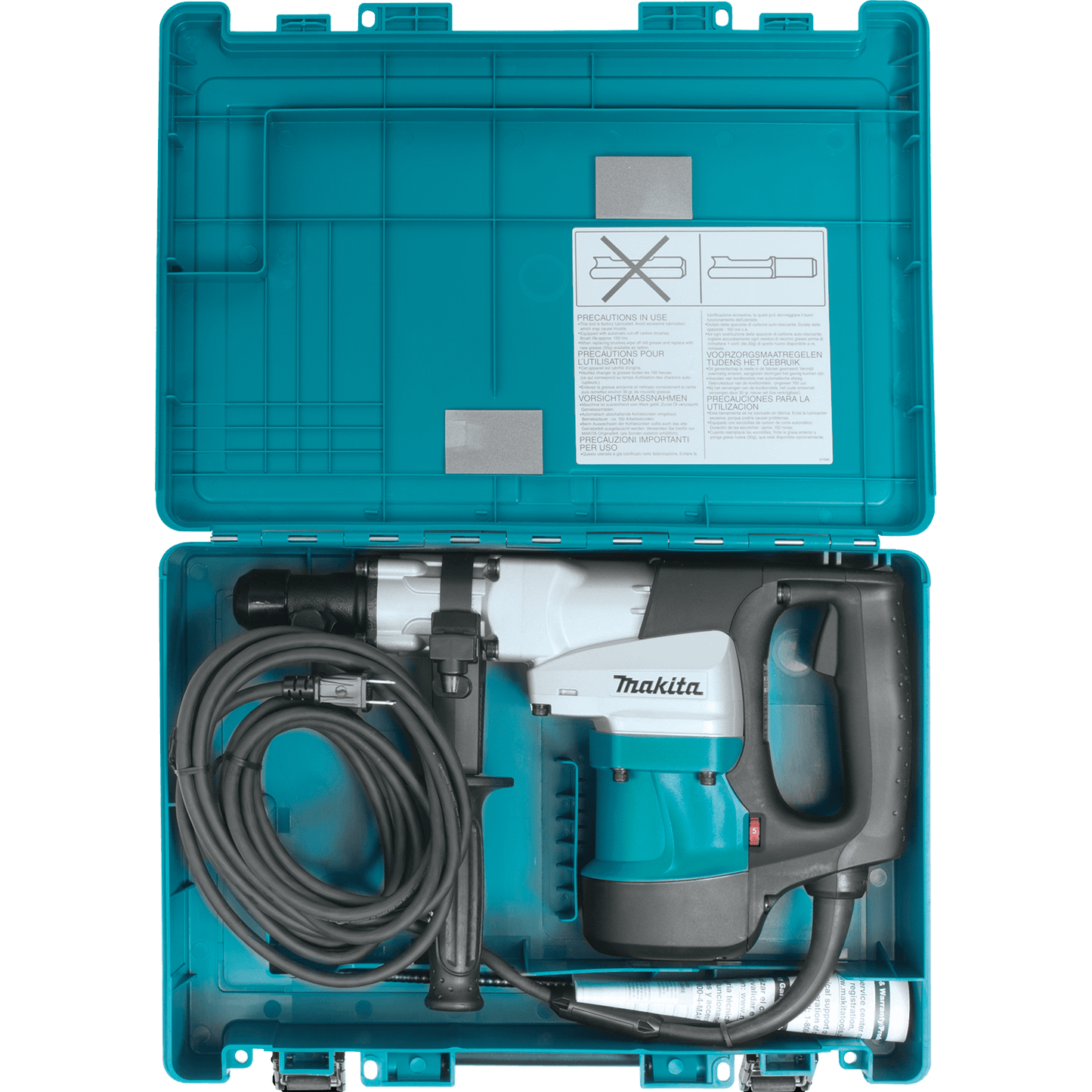 Makita 13 lb Demolition Hammer accepts 3/4" Hex bits - HM0810B SBSMEGA