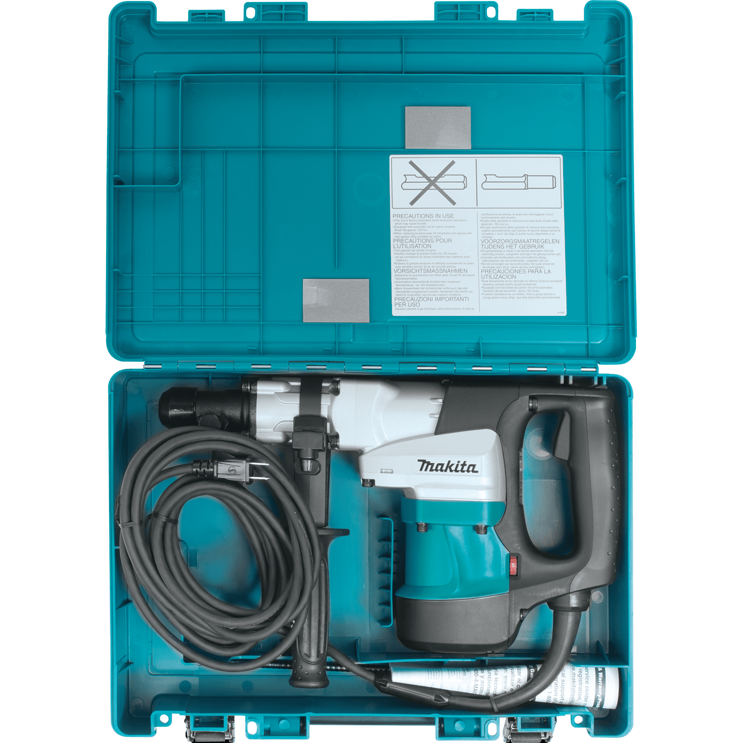 Makita 13 lb Demolition Hammer accepts 3/4" Hex bits - HM0810B SBSMEGA