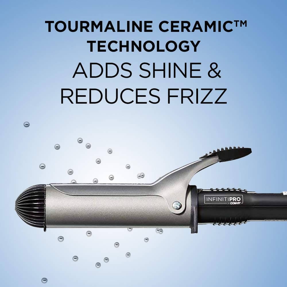 InfinitiPRO by Conair 1 1/2 Inch Nano Tourmaline Ceramic Curling Iron - C-CD109BP Pie's Variety Store