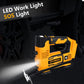 WORKSITE Tire Inflator 20V Battery Air Pump Compressor Digital 150PSI Portable Vehicle Car Bike Cordless Inflator - CAP334 Worksite Power Tools