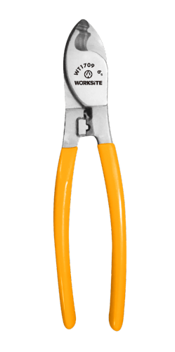 WORKSITE 6 Inch Cable Cutter. High-Quality Cable Cutter Hand Tool. Hardware Cutter Plier 6″/160mm Cable Cutter. Suitable For Cutting Cables Inside Narrow Spaces. Made From Heavy Duty Stainless Steel Metal. WT1709 Worksite Hand Tools