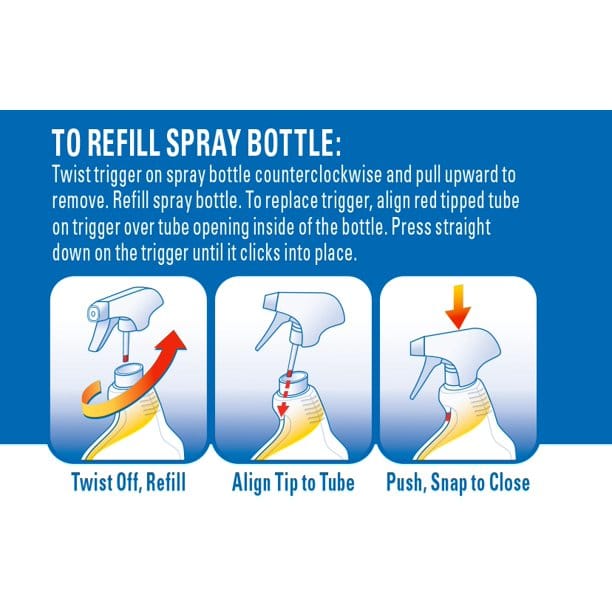 Clorox Tilex Mold and Mildew Remover 64 oz + 32oz Trigger  kills 99.9% of common household mold, mildew and bacteria. Use on glazed tile, tubs, shower doors, counters, sinks, no-wax floors and more-224334 Hannah's Variety Store