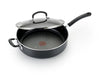 T-Fal Deep Pan 5.5 Qt  This titanium pan is non-stick and has a Thermo-Spot heat indicator, that becomes red when the pan is pre-heated, as well as a technology-99254